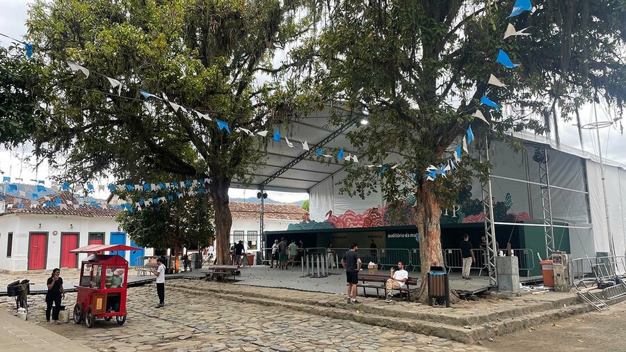 Auditório da Matriz fica este ano onde antes era a Livraria; e vice-versa | © Guilherme Sobota / PublishNews Auditório da Matriz fica este ano onde antes era a Livraria; e vice-versa | © Guilherme Sobota / PublishNews